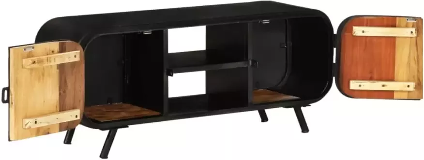 VidaXL -Tv-meubel-110x30x45-cm-massief-gerecycled-hout - Foto 2