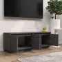 VidaXL Tv-meubel 110x34x40 cm massief grenenhout grijs - Thumbnail 3