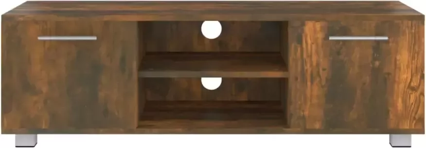 VidaXL -Tv-meubel-110x40x35-cm-bewerkt-hout-gerookt-eikenkleurig - Foto 4