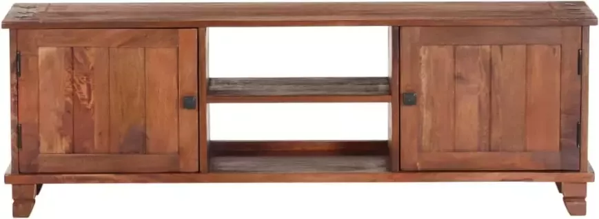 VidaXL -Tv-meubel-120x30x41-cm-massief-acaciahout-honingbruin - Foto 3