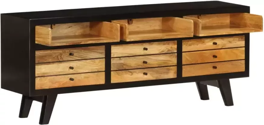 VidaXL -Tv-meubel-120x30x50-cm-massief-mangohout - Foto 4