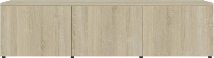 VidaXL -Tv-meubel-120x34x30-cm-bewerkt-hout-sonoma-eikenkleurig - Foto 4