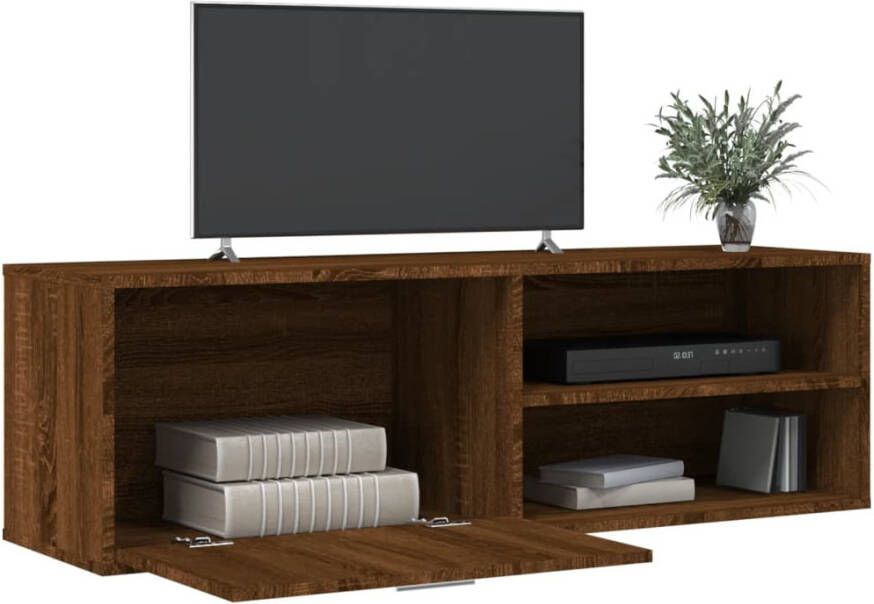 VidaXL -Tv-meubel-120x34x37-cm-bewerkt-hout-bruineikenkleurig