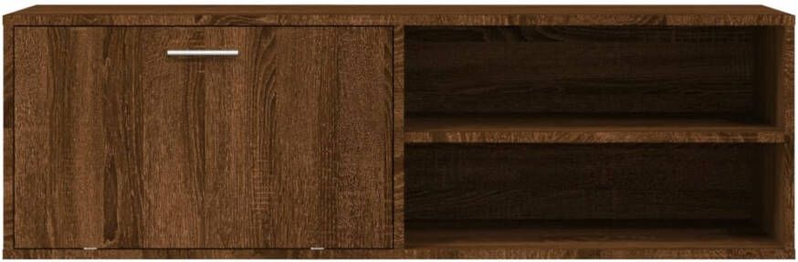 VidaXL -Tv-meubel-120x34x37-cm-bewerkt-hout-bruineikenkleurig - Foto 6