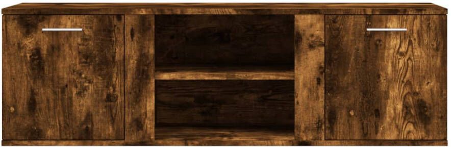 VidaXL -Tv-meubel-120x34x37-cm-bewerkt-hout-gerookt-eikenkleurig - Foto 6