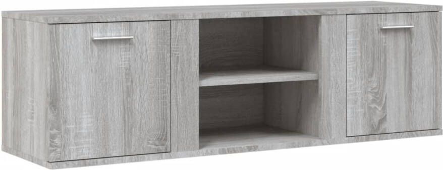 VidaXL -Tv-meubel-120x34x37-cm-bewerkt-hout-grijs-sonoma-eikenkleurig - Foto 6