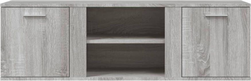 VidaXL -Tv-meubel-120x34x37-cm-bewerkt-hout-grijs-sonoma-eikenkleurig - Foto 7