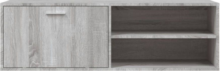 VidaXL -Tv-meubel-120x34x37-cm-bewerkt-hout-grijs-sonoma-eikenkleurig - Foto 8