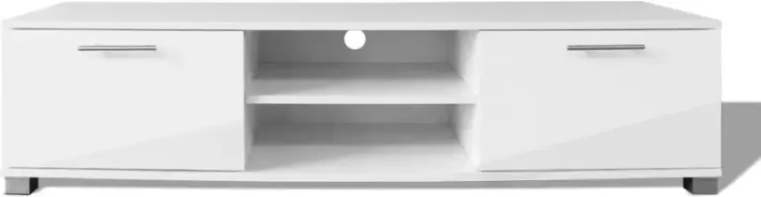 VidaXL -Tv-meubel-120x40 3x34 7-cm-hoogglans-wit - Foto 4