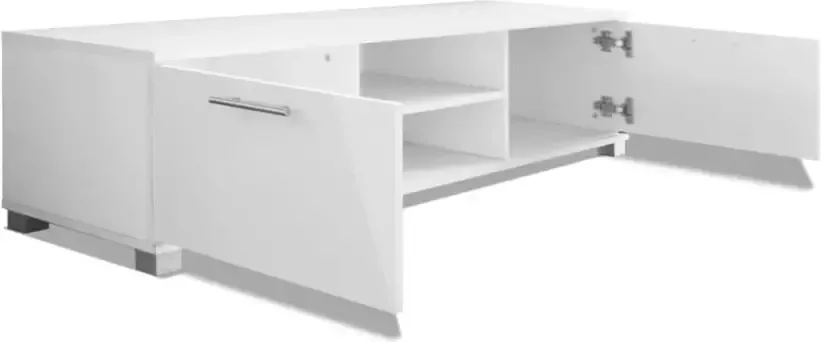 VidaXL -Tv-meubel-120x40 3x34 7-cm-hoogglans-wit - Foto 3