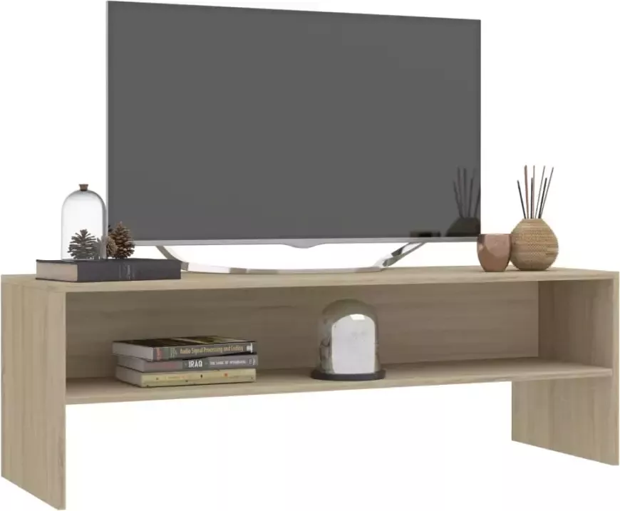 VidaXL -Tv-meubel-120x40x40-cm-bewerkt-hout-sonoma-eikenkleurig