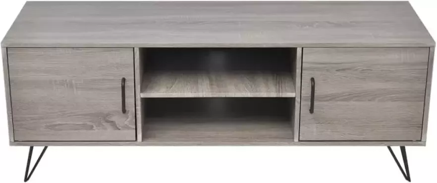 VidaXL -Tv-meubel-120x40x45-cm-grijs - Foto 3