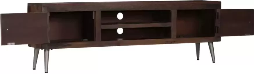 VidaXL -Tv-meubel-140x30x45-cm-massief-gerecycled-hout - Foto 5