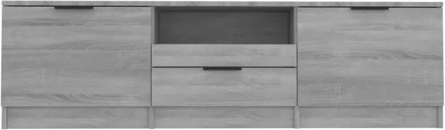 VidaXL -Tv-meubel-140x35x40-cm-bewerkt-hout-grijs-sonoma-eikenkleurig - Foto 4