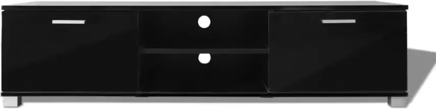 VidaXL -Tv-meubel-140x40 3x34 7-cm-hoogglans-zwart - Foto 4