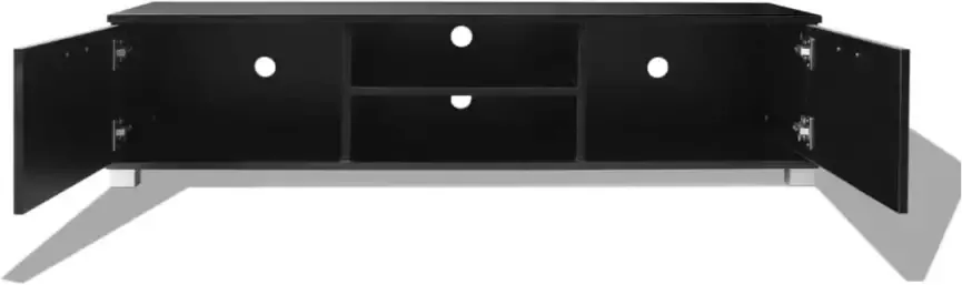 VidaXL -Tv-meubel-140x40 3x34 7-cm-hoogglans-zwart - Foto 3