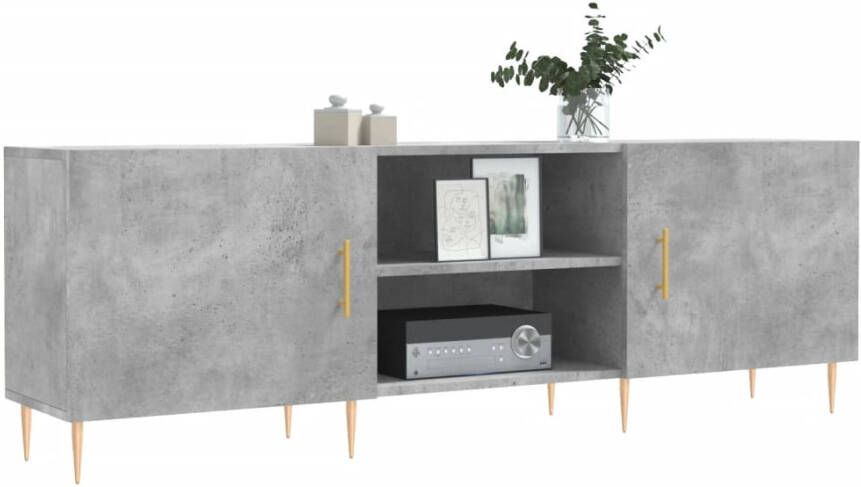 Prolenta Premium INFIORI Tv-meubel 150x30x50 cm bewerkt hout betongrijs - Foto 7