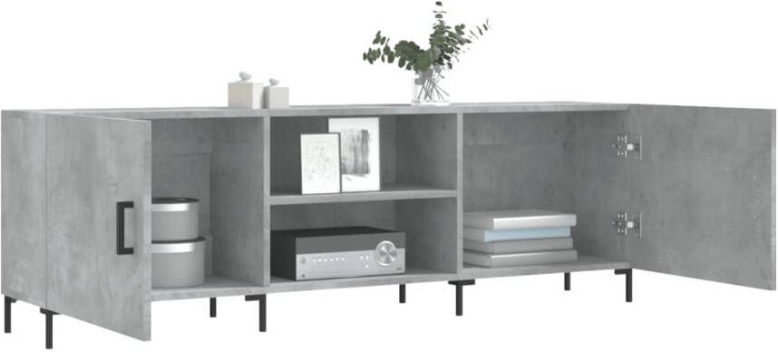 Prolenta Premium INFIORI Tv-meubel 150x30x50 cm bewerkt hout betongrijs - Foto 9