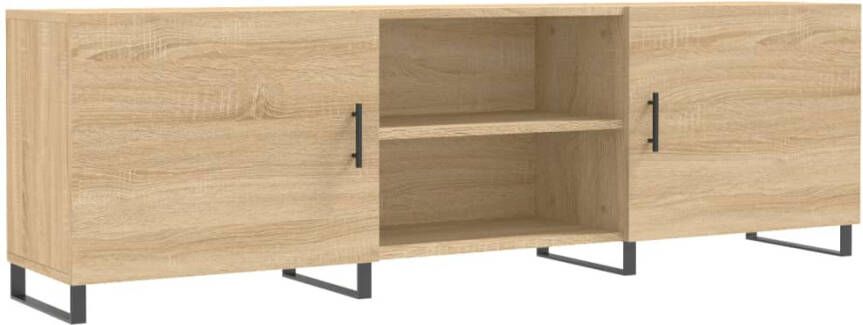 Prolenta Premium INFIORI Tv-meubel 150x30x50 cm bewerkt hout sonoma eikenkleurig - Foto 9