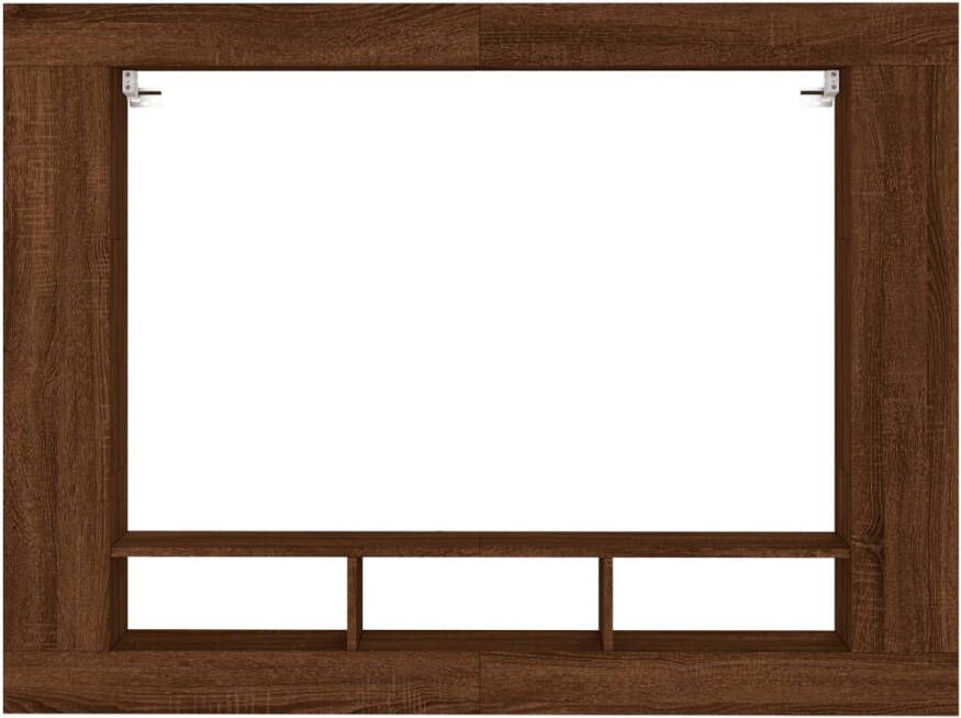 VidaXL -Tv-meubel-152x22x113-cm-bewerkt-hout-bruineikenkleurig - Foto 3