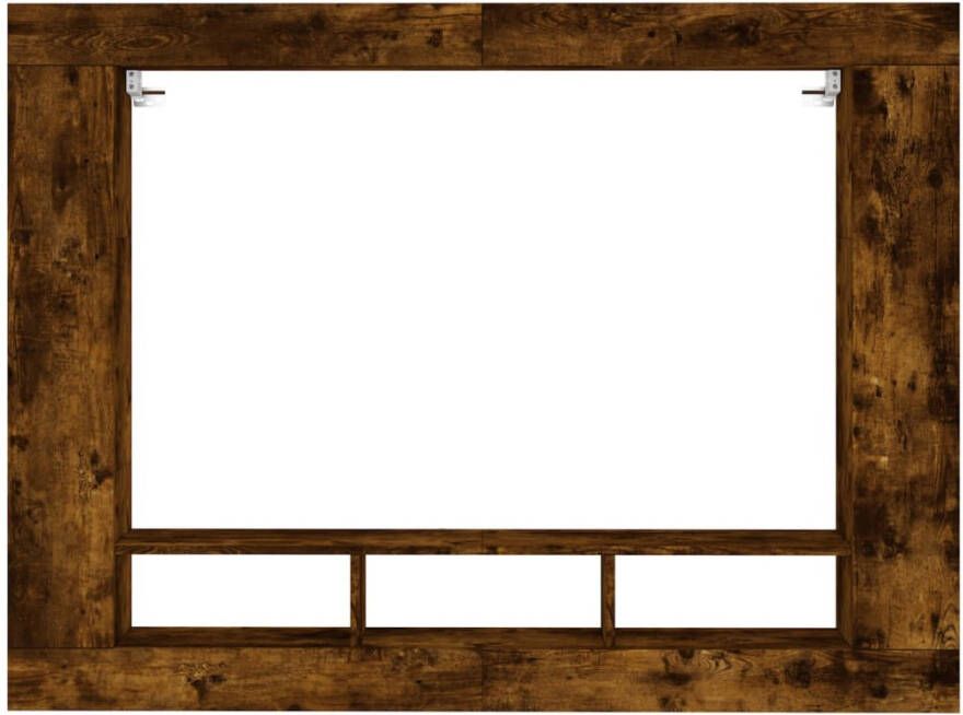 VidaXL -Tv-meubel-152x22x113-cm-bewerkt-hout-gerookt-eikenkleurig - Foto 5