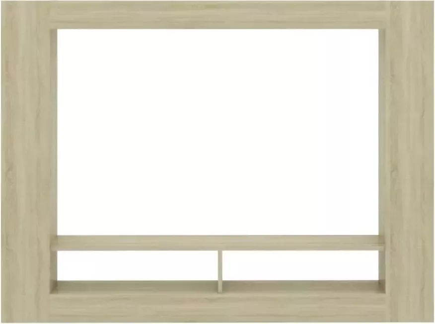 VidaXL -Tv-meubel-152x22x113-cm-bewerkt-hout-sonoma-eikenkleurig - Foto 5