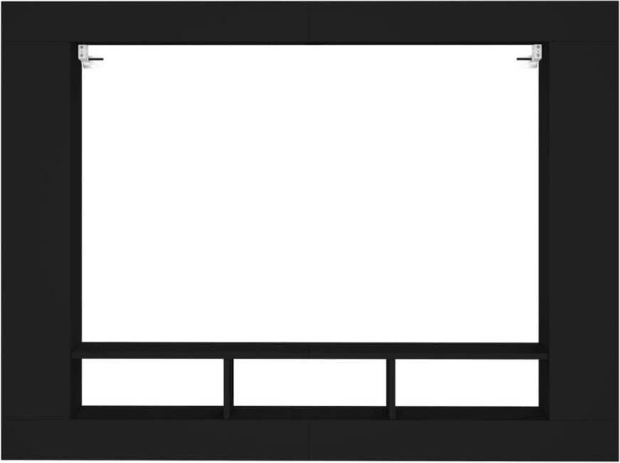 VidaXL -Tv-meubel-152x22x113-cm-bewerkt-hout-zwart - Foto 3