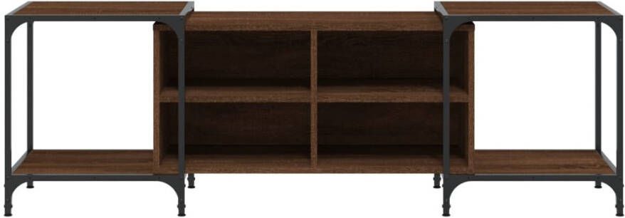 VidaXL -Tv-meubel-153x37x50-cm-bewerkt-hout-bruineikenkleurig - Foto 4