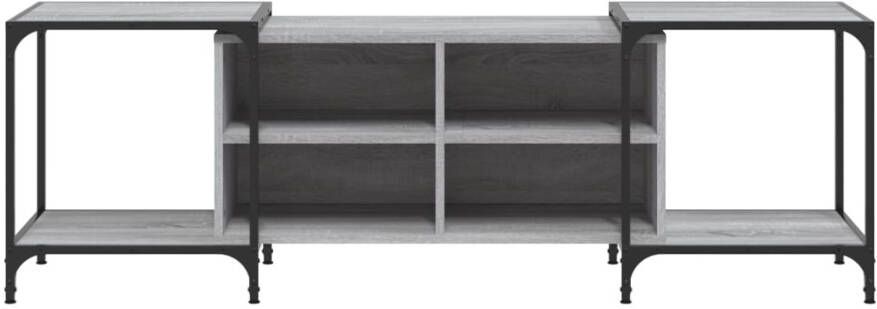 VidaXL -Tv-meubel-153x37x50-cm-bewerkt-hout-grijs-sonoma-eikenkleurig - Foto 4