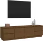 VidaXL -Tv-meubel-176x37x47 5-cm-massief-grenenhout-honingbruin - Thumbnail 4