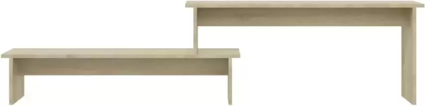 VidaXL -Tv-meubel-180x30x43-cm-bewerkt-hout-sonoma-eikenkleurig - Foto 4