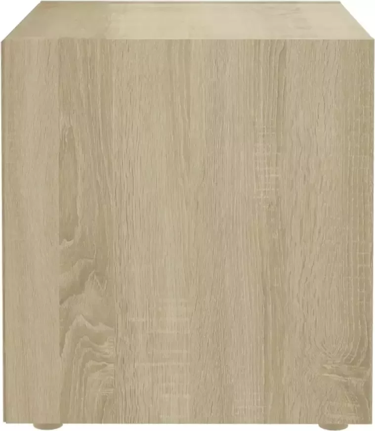 VidaXL -Tv-meubel-37x35x37-cm-bewerkt-hout-sonoma-eikenkleurig - Foto 3