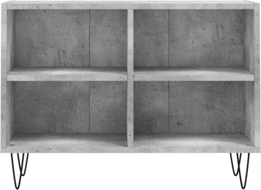 VidaXL -Tv-meubel-69 5x30x50-cm-bewerkt-hout-betongrijs - Foto 7