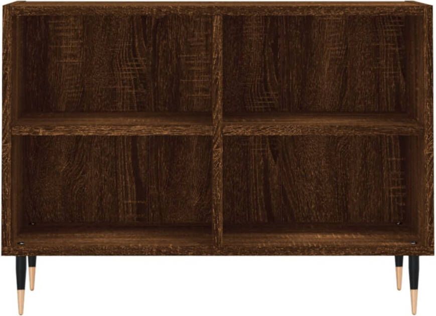 VidaXL -Tv-meubel-69 5x30x50-cm-bewerkt-hout-bruineikenkleurig - Foto 7