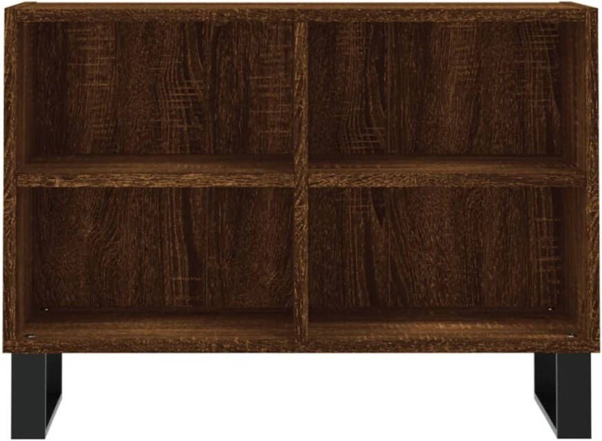 VidaXL -Tv-meubel-69 5x30x50-cm-bewerkt-hout-bruineikenkleurig - Foto 6