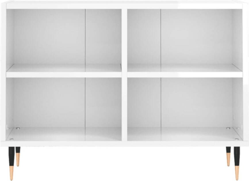 VidaXL -Tv-meubel-69 5x30x50-cm-bewerkt-hout-hoogglans-wit - Foto 7