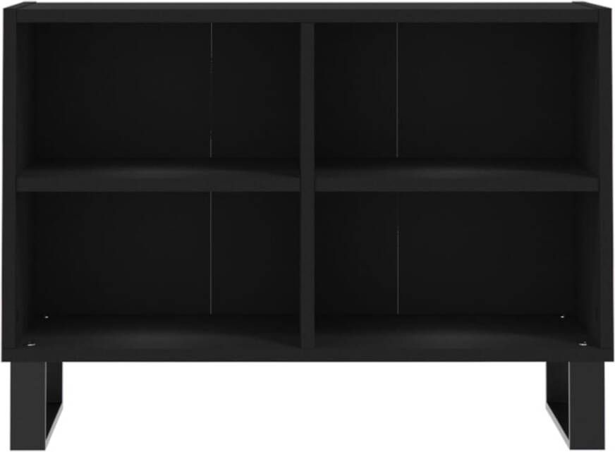 VidaXL -Tv-meubel-69 5x30x50-cm-bewerkt-hout-zwart - Foto 6