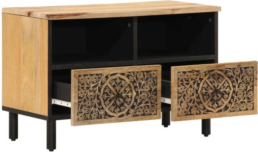 VidaXL -Tv-meubel-70x33x46-cm-massief-mangohout - Foto 4