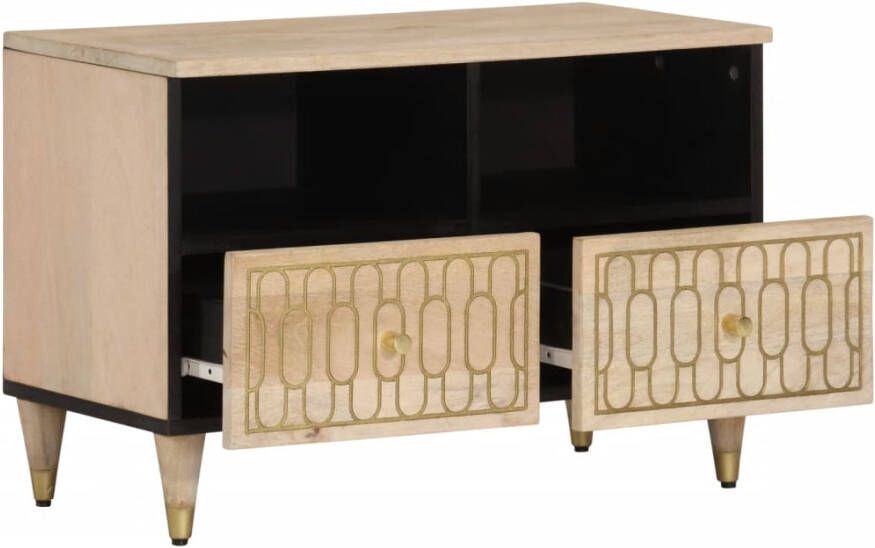VidaXL -Tv-meubel-70x33x46-cm-massief-mangohout - Foto 4