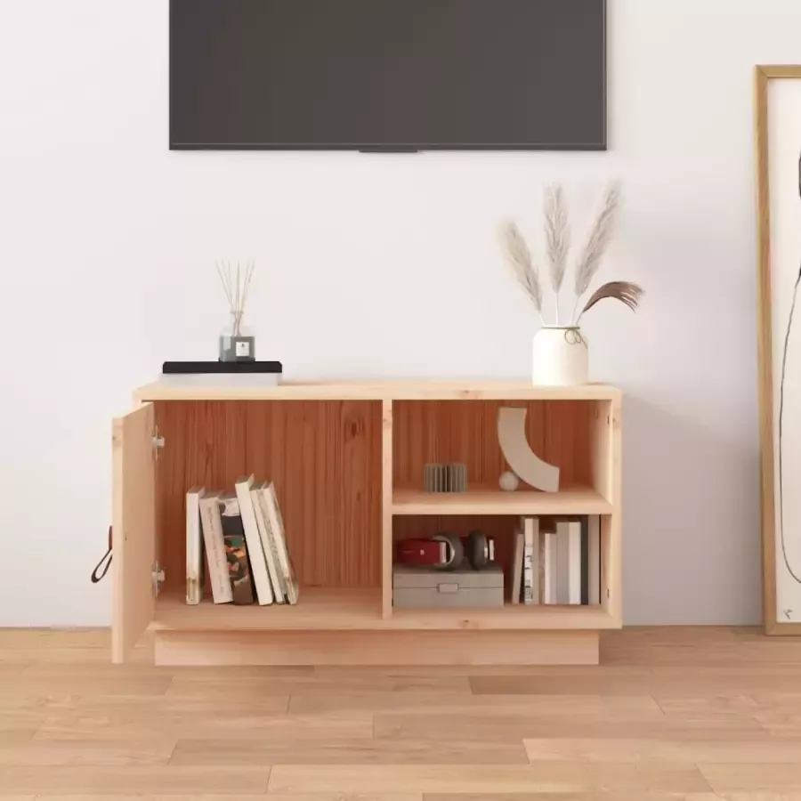 VidaXL -Tv-meubel-70x34x40-cm-massief-grenenhout - Foto 3