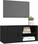 VidaXL -Tv-meubel-80x31 5x36-cm-bewerkt-hout-zwart - Thumbnail 3