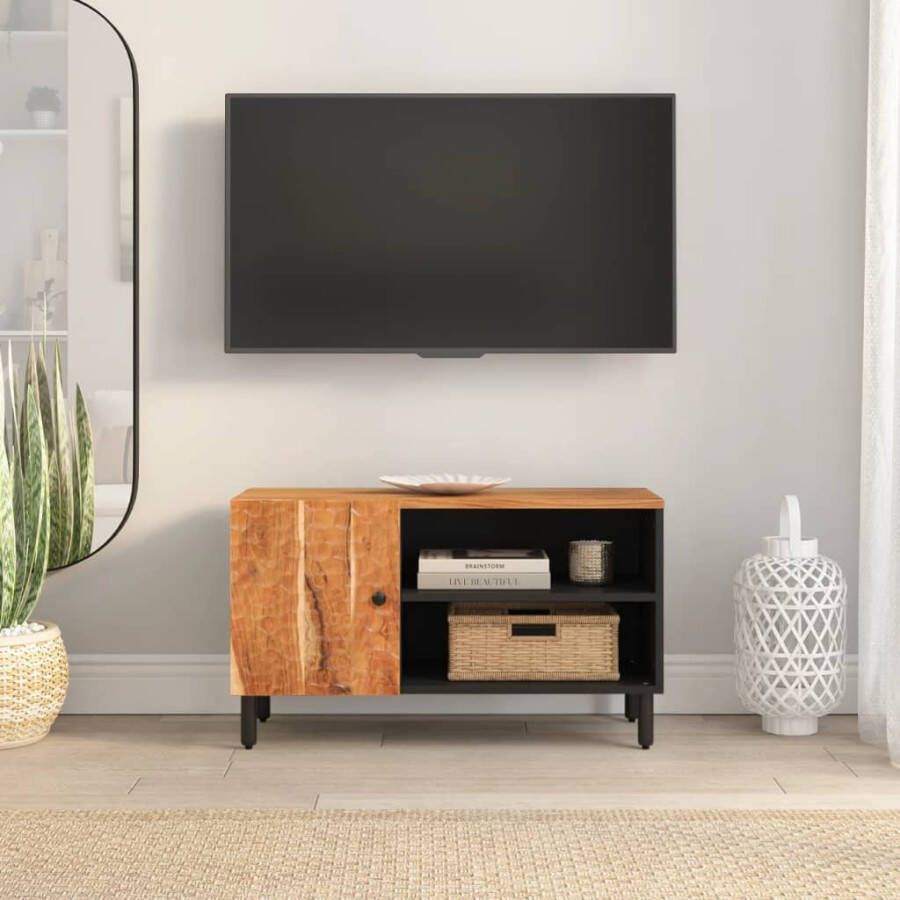 VidaXL -Tv-meubel-80x33x46-cm-massief-acaciahout - Foto 3