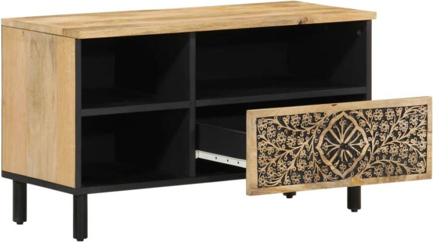 VidaXL -Tv-meubel-80x33x46-cm-massief-mangohout - Foto 4