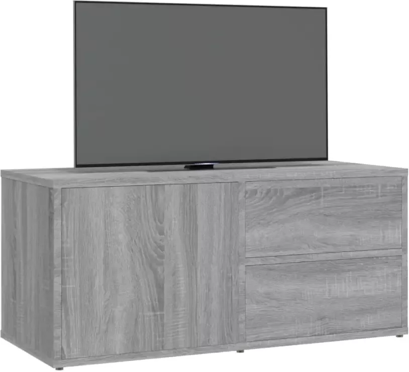 VidaXL -Tv-meubel-80x34x36-cm-bewerkt-hout-grijs-sonoma-eikenkleurig