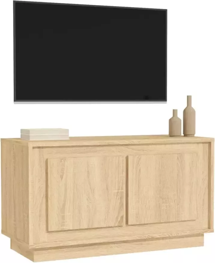 VidaXL -Tv-meubel-80x35x45-cm-bewerkt-hout-sonoma-eikenkleurig
