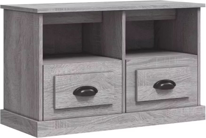 VidaXL -Tv-meubel-80x35x50-cm-bewerkt-hout-grijs-sonoma-eikenkleurig - Foto 6