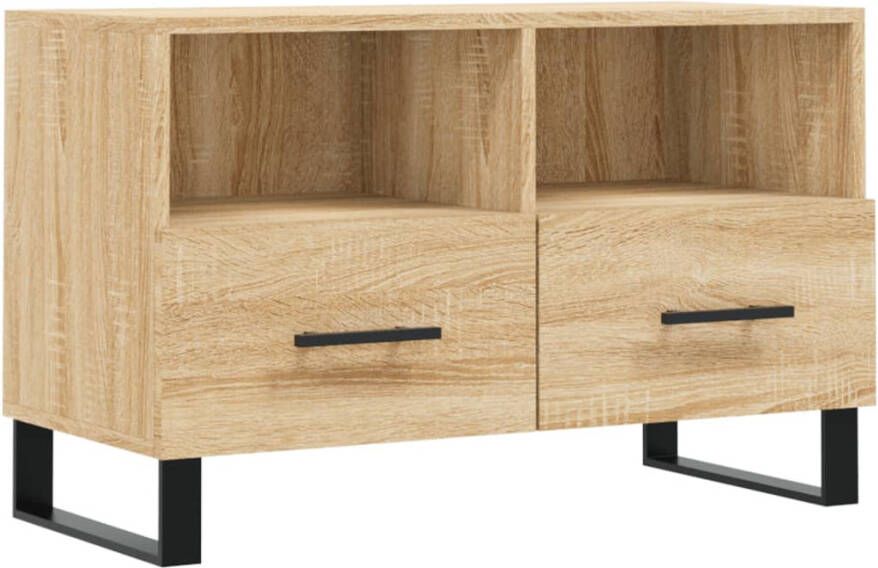 Prolenta Premium INFIORI Tv-meubel 80x36x50 cm bewerkt hout sonoma eiken - Foto 6