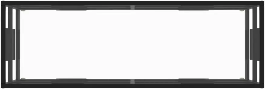 VidaXL -Tv-meubel-met-gehard-glas-120x40x40-cm-zwart