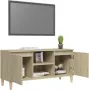 VidaXL Tv-meubel met houten poten 103 5x35x50 cm sonoma eikenkleurig - Thumbnail 7