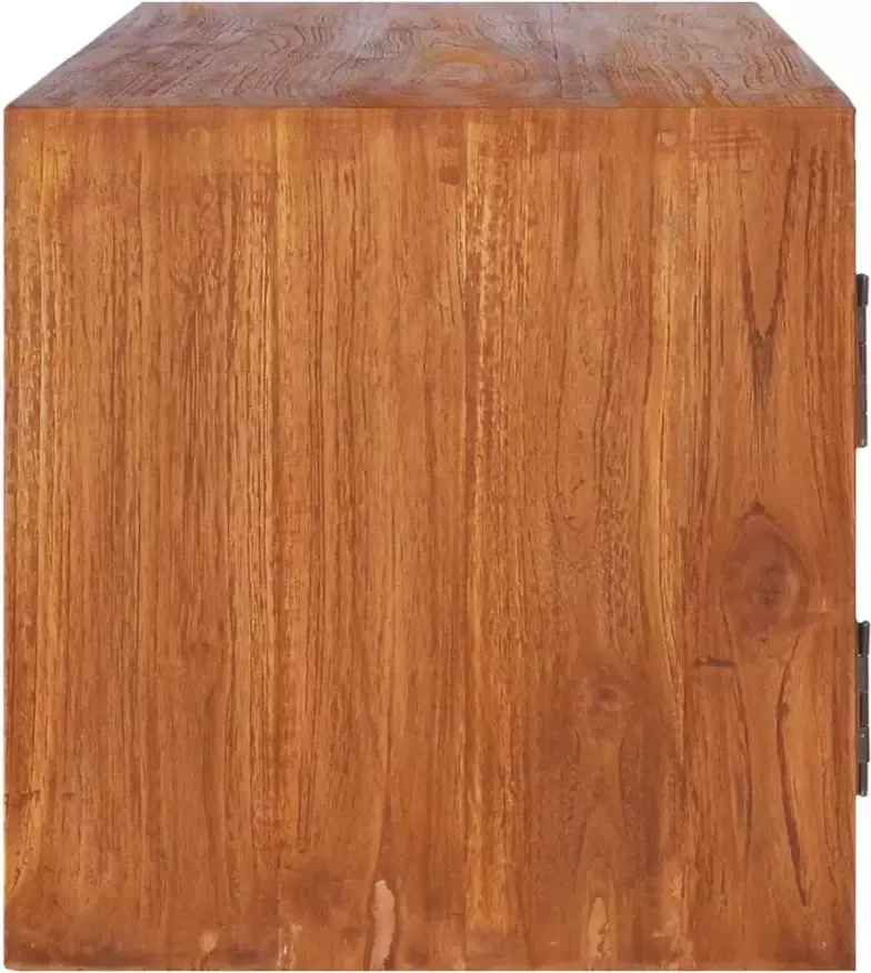 VidaXL -Tv-meubel-wandmontage-90x30x30-cm-massief-teakhout